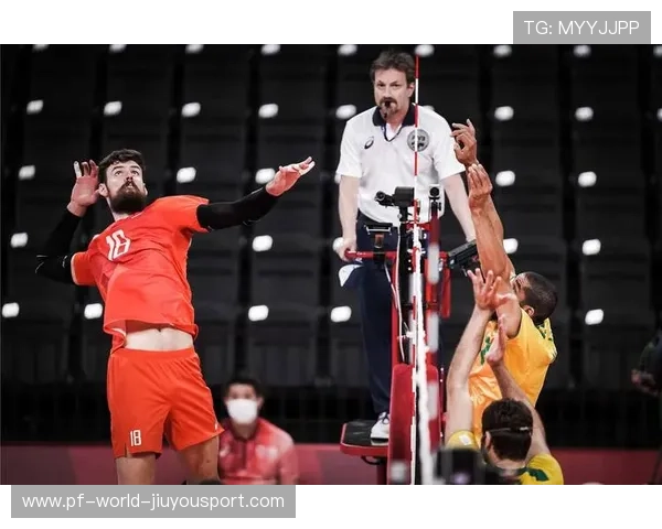 俄罗斯男排三号位快球精准落地